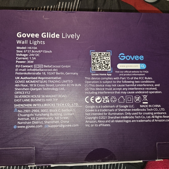 Govee Glide Lively LED Wall Lights model H610A - Picture 2 of 8